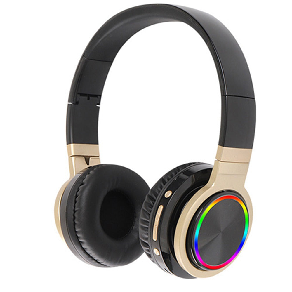 Wireless Headset HZ-BT636 with RGB Light and Memory Card Support