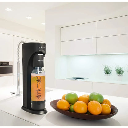 Water & Soda Machine Carbonates Any Drink - Black