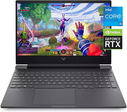 HP Victus 02-FA2013DX gaming laptop with 13th Gen Intel Core i5-13420H, 16GB DDR4 RAM, NVIDIA GeForce RTX 3050 6GB GDDR6, 512GB NVMe SSD and 15.6 inch FHD IPS 144Hz display, gaming laptop at SAMMANPC AlSamman For Computer in Amman, Irbid, Jordan