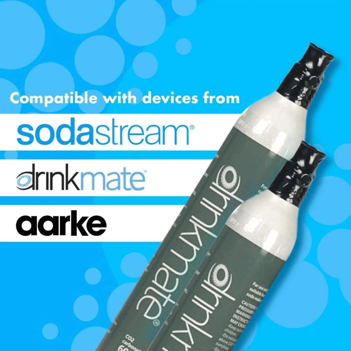 CO2 Carbonated Refill Cylinder 60L 1 Pack