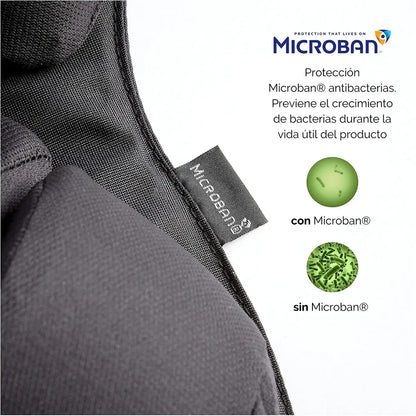 Fellowes Professional Series Ultimate Back Support 3 Memory Foam Section w/ Microban Protection - Black