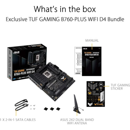 ASUS TUF GAMING B760-PLUS WIFI DDR5 Intel Motherboard PCIe 5.0