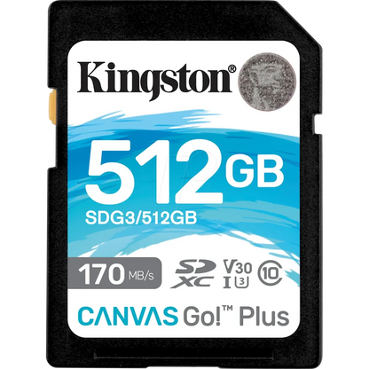 كرت ذاكرة Kingston SD 512GB سرعة 170MB