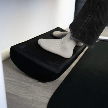 Arozzi Footrest for Under-Desk Comfort and Healthy Position for Your Feet While Gaming or Working for Long Hours - Black