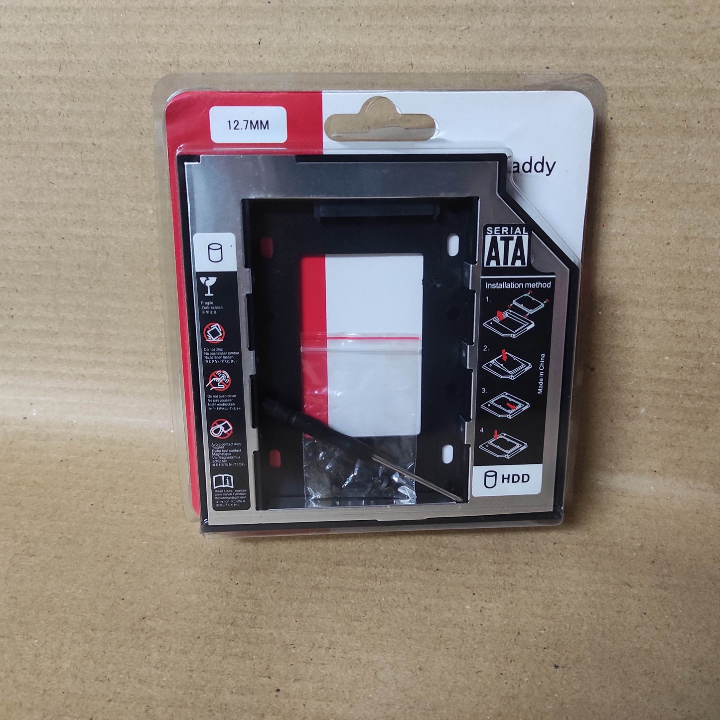 12.7mm SATA Second HDD Caddy for Laptop Storage Expansion