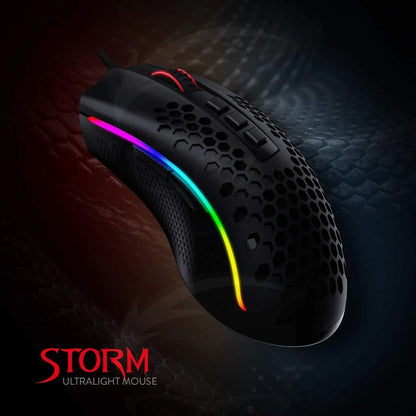 M808 RGB Lightweight Gaming Mouse with 12400 DPI