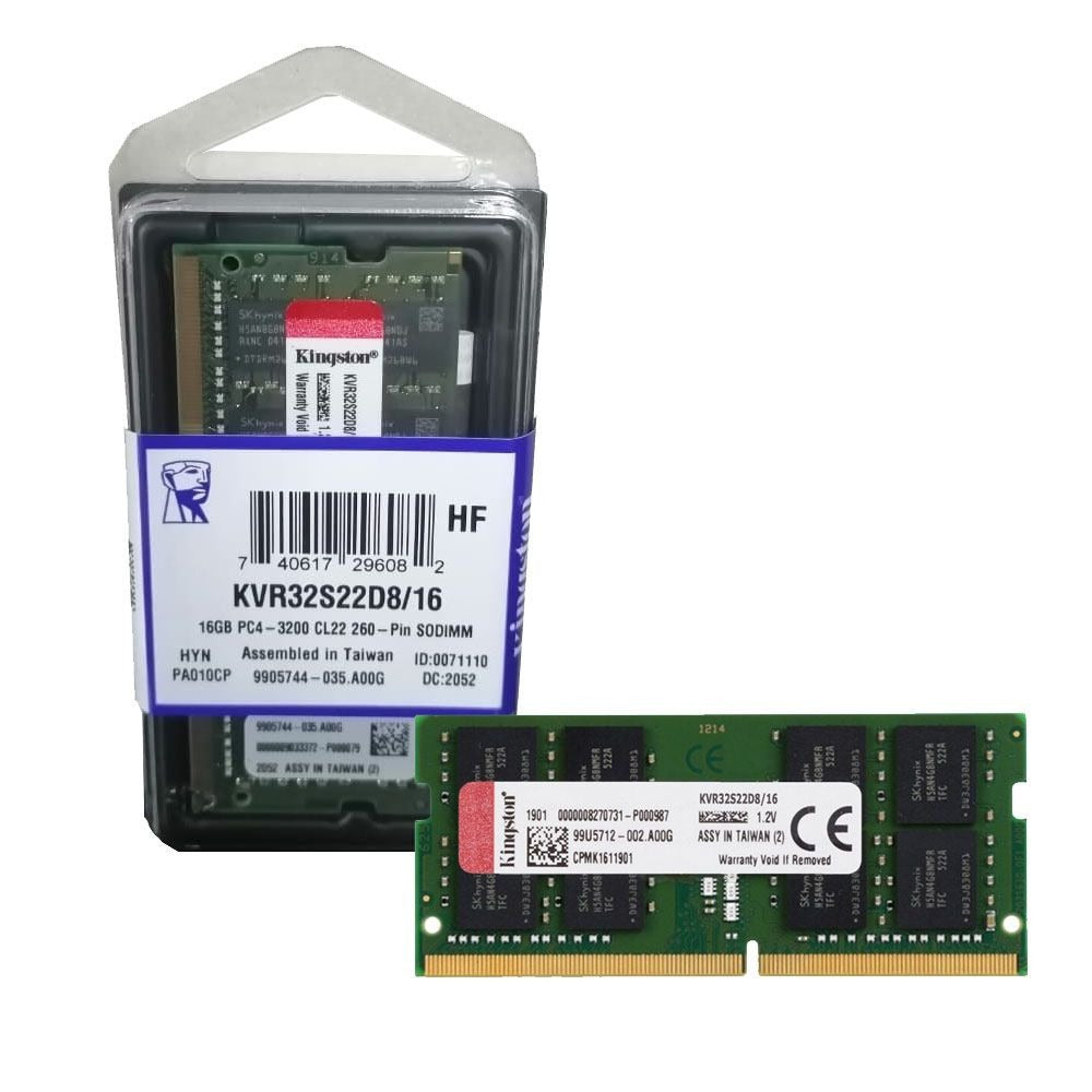 16GB DDR4 3200MHz Laptop RAM CL22 High Performance