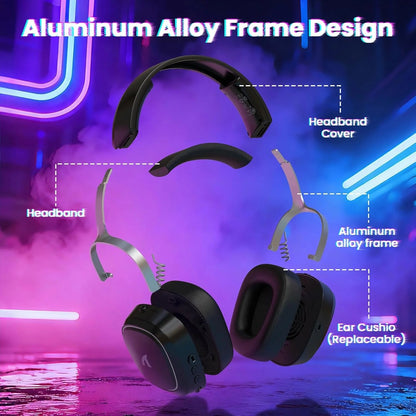 ATTACK SHARK G800 Wireless RGB Gaming Headset:7.1 Surround
