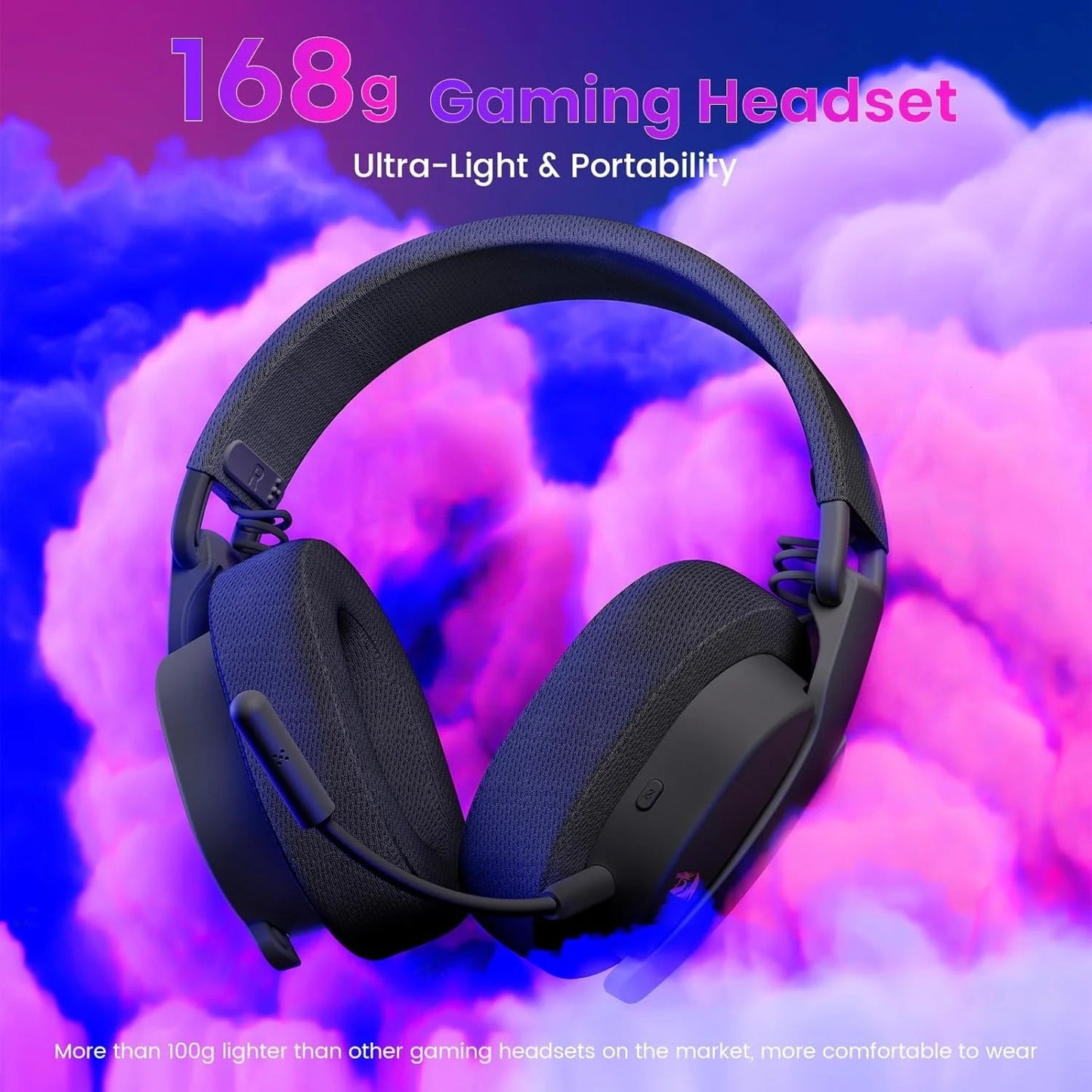 Redragon H888 Wireless Gaming Headset – 7.1 Tri-Mode