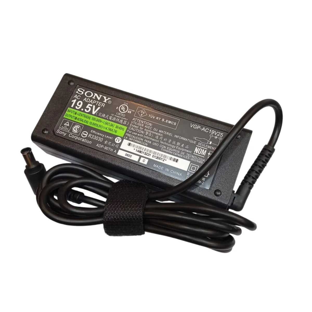 Sony 90W laptop charger 19.5V 4.7A with 6.0x4.4mm connector for compatible Sony laptops at AlSamman For Computer Jordan