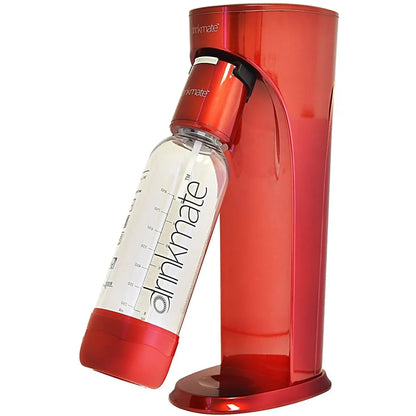 Water & Soda Machine Carbonates Any Drink - Red