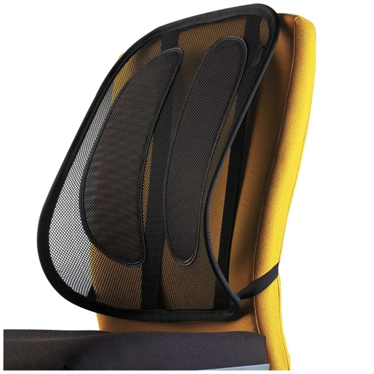 دعامة ظهر شبكية من Fellowes Office Suites، قماش شبكي ثلاثي الشد - أسود