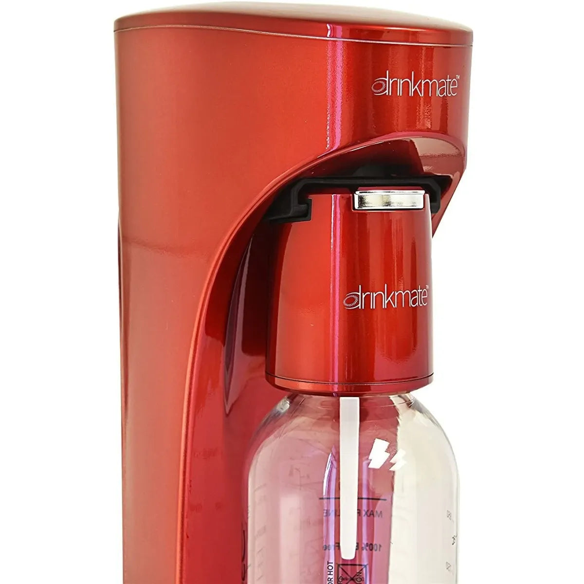 Water & Soda Machine Carbonates Any Drink - Red