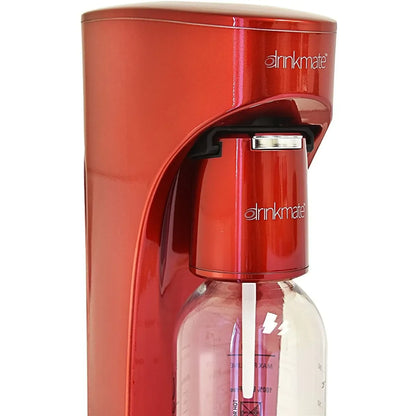 Water & Soda Machine Carbonates Any Drink - Red
