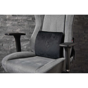 Arozzi Lumbar Support Pillow High-quality Material & Memory Foam Universal & Portable - Black Velour
