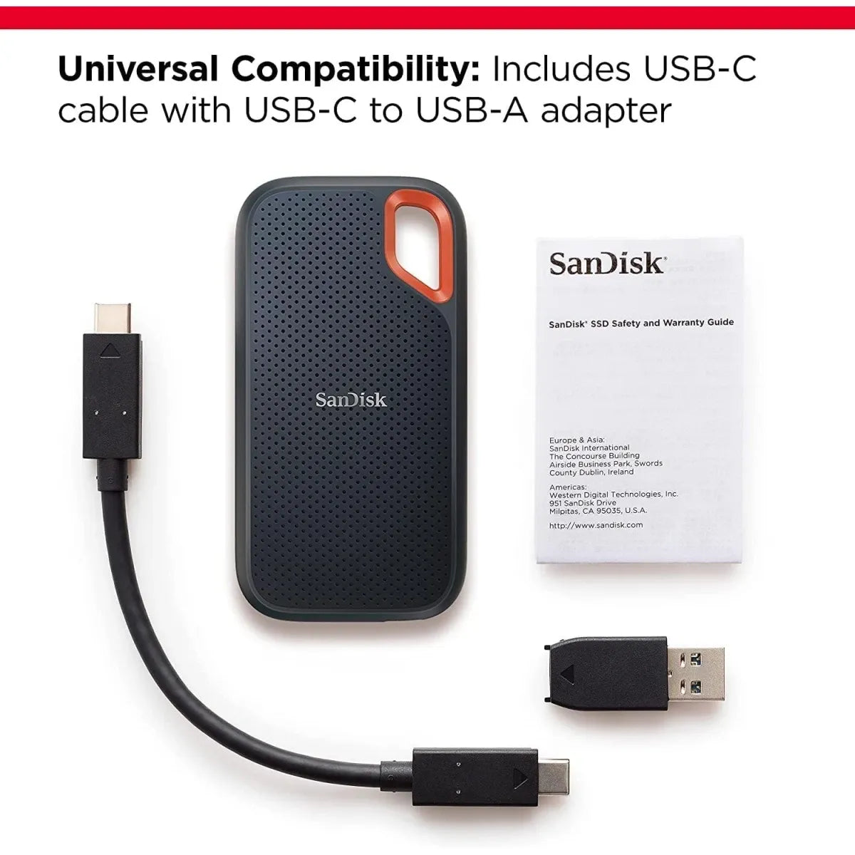 قرص SanDisk Extreme 1TB SSD مقاوم للماء