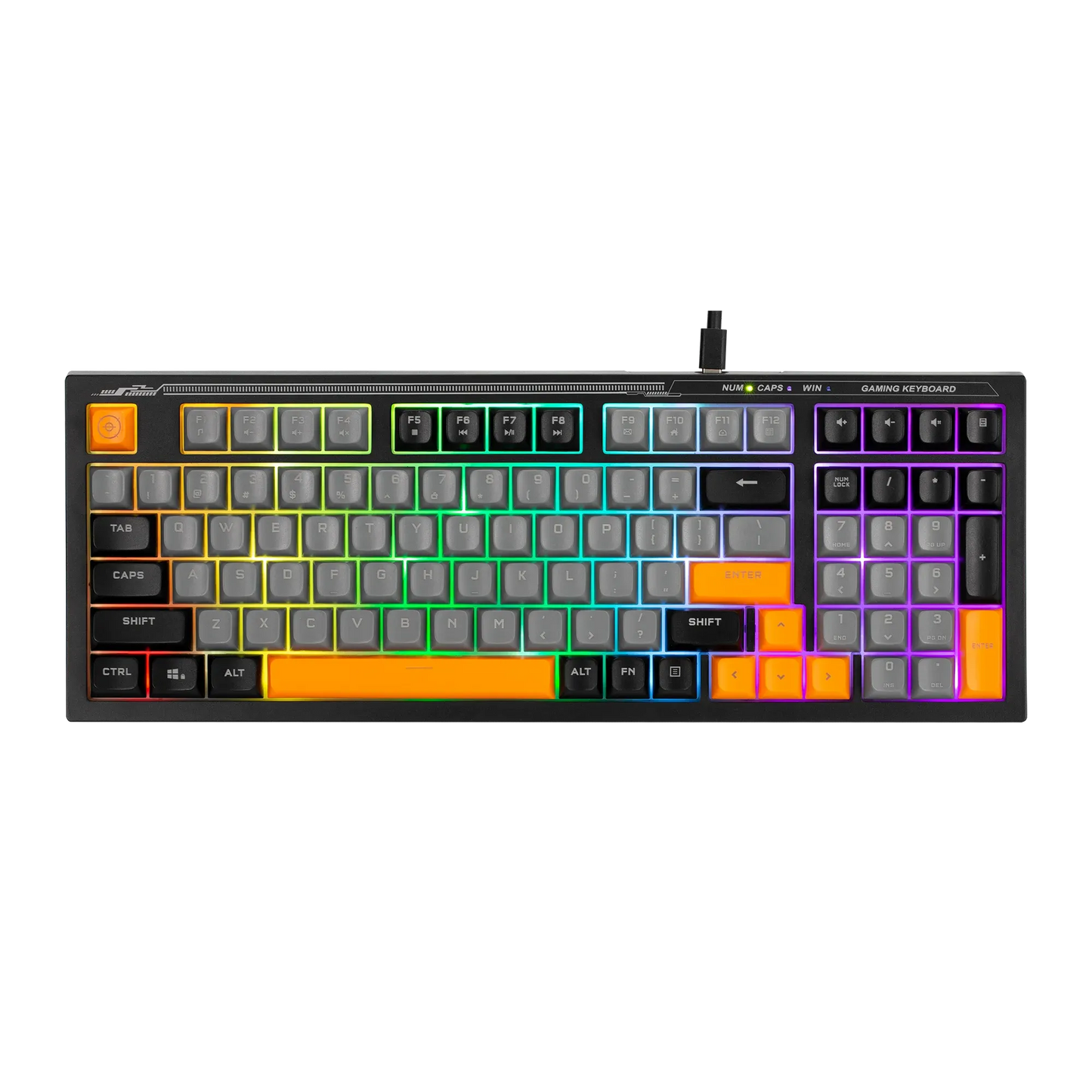 Soldat S50B K638B Gaming Keyboard RGB Backlight