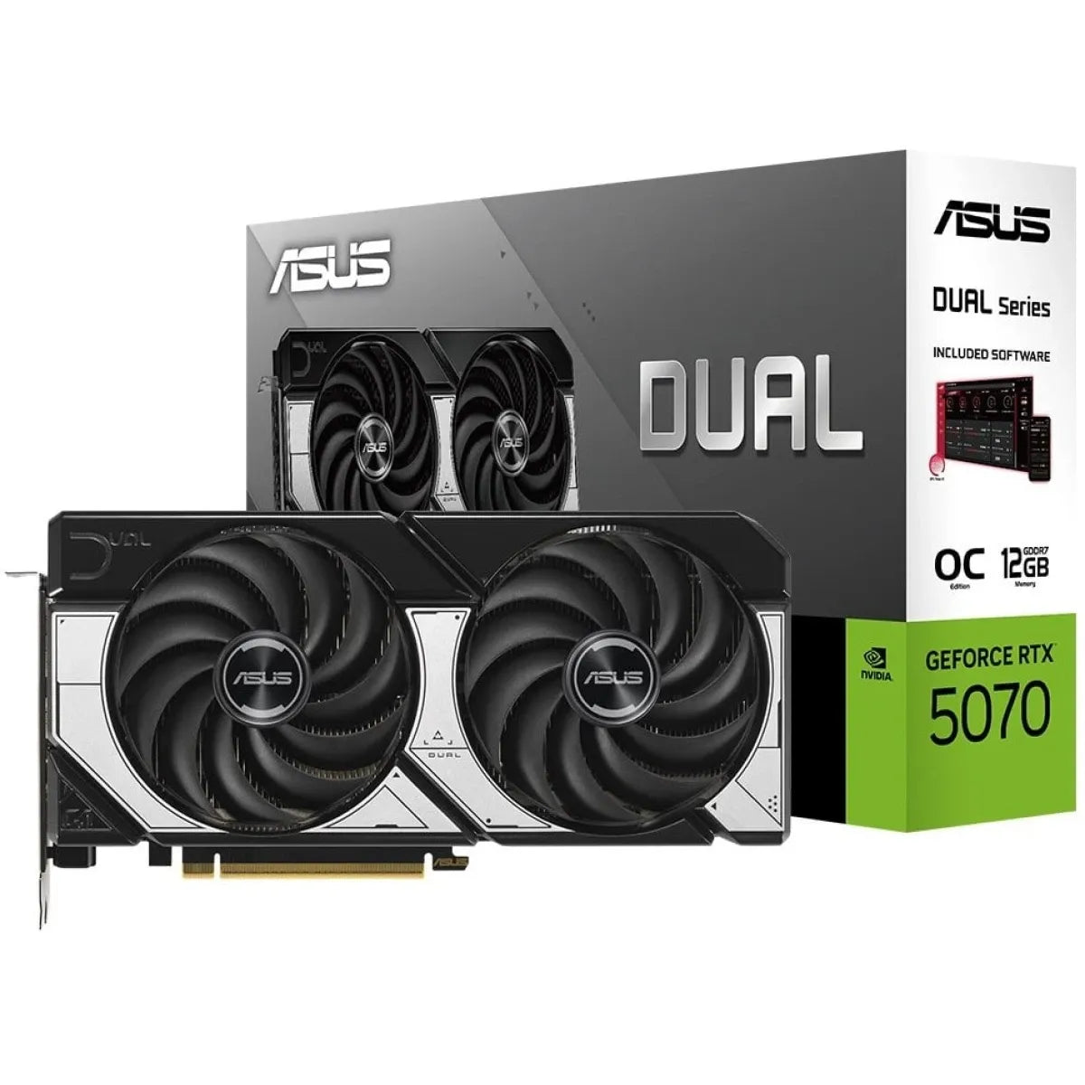 بطاقة رسومات RTX 5070 Dual OC 12GB GDDR7