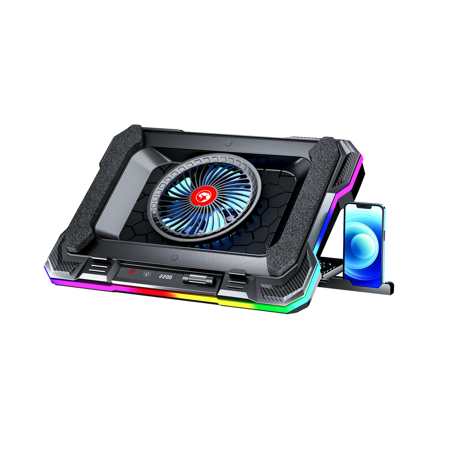 Marvo Atlas 43 FN-43 Laptop Cooling Stand RGB Adjustable