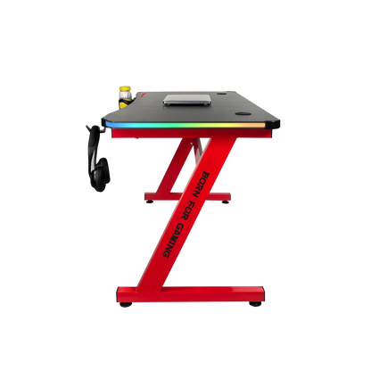 DE-08 Arena 50 Gaming Desk with Headset & Cup Holder