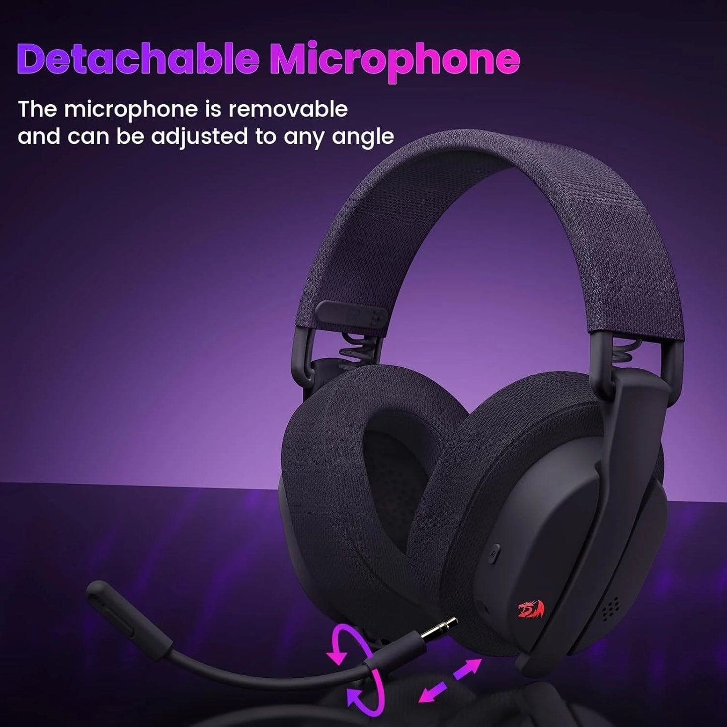 Redragon H888 Wireless Gaming Headset – 7.1 Tri-Mode