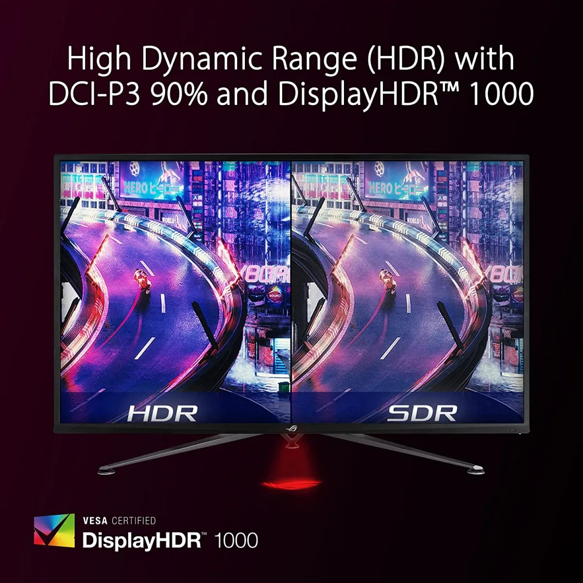 شاشة ASUS ROG Strix XG43UQ 43 بوصة 4K 144Hz HDR1000