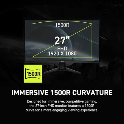 MSI MAG 274CXF 27-Inch Curved Gaming Monitor 280Hz