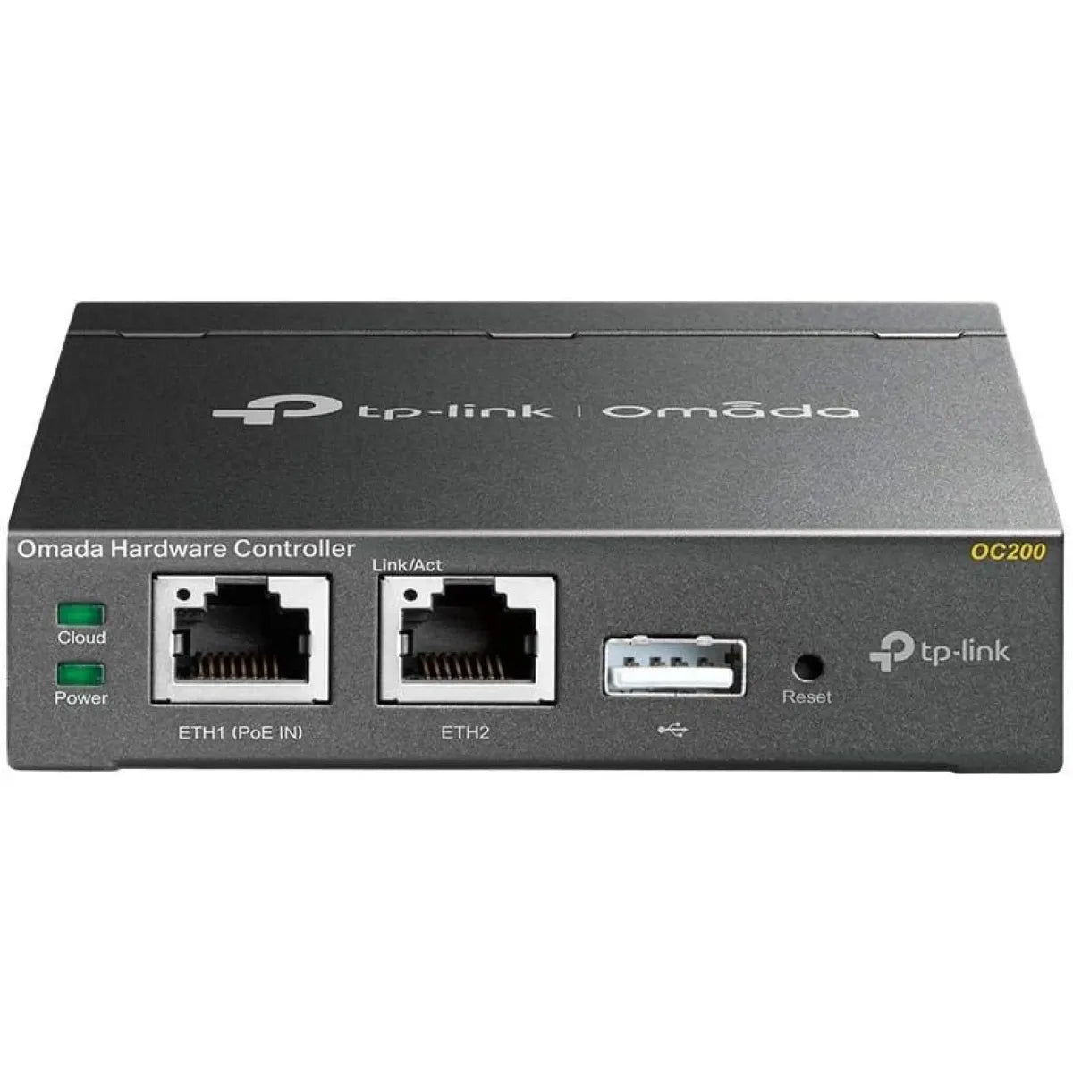 TP-Link Omada OC200 hardware network controller with PoE input Omada SDN cloud management dual Ethernet ports and USB backup at SAMMANPC Jordan