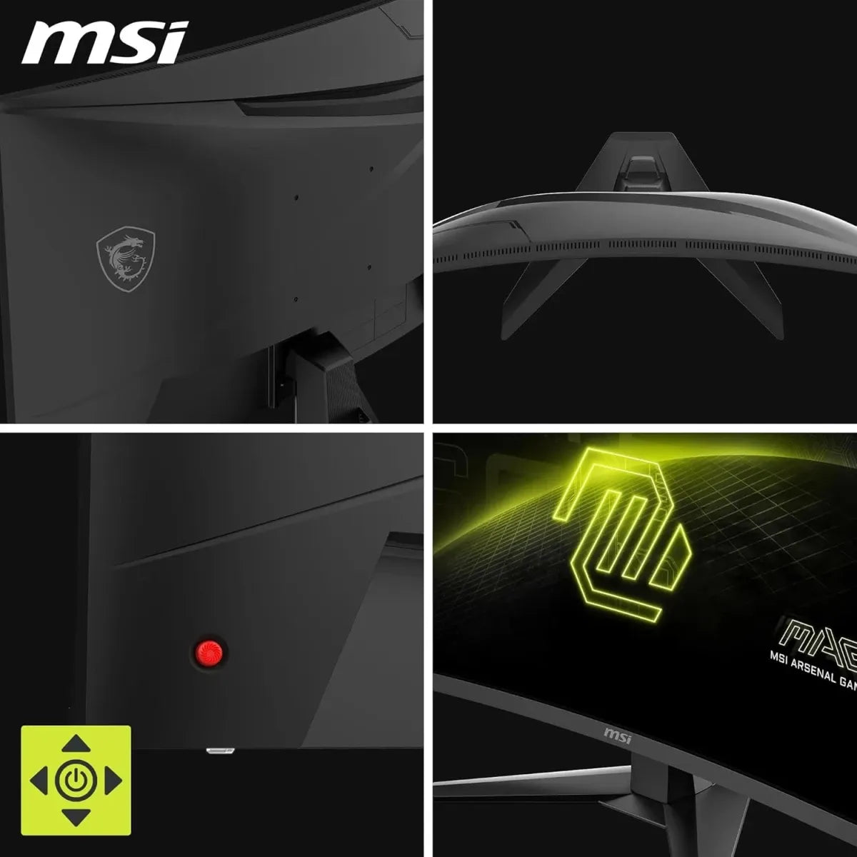 MSI MAG 275CQF E18 27-Inch Curved 2K Gaming Monitor