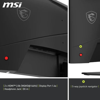 MSI MAG 275CQF E18 27-Inch Curved 2K Gaming Monitor