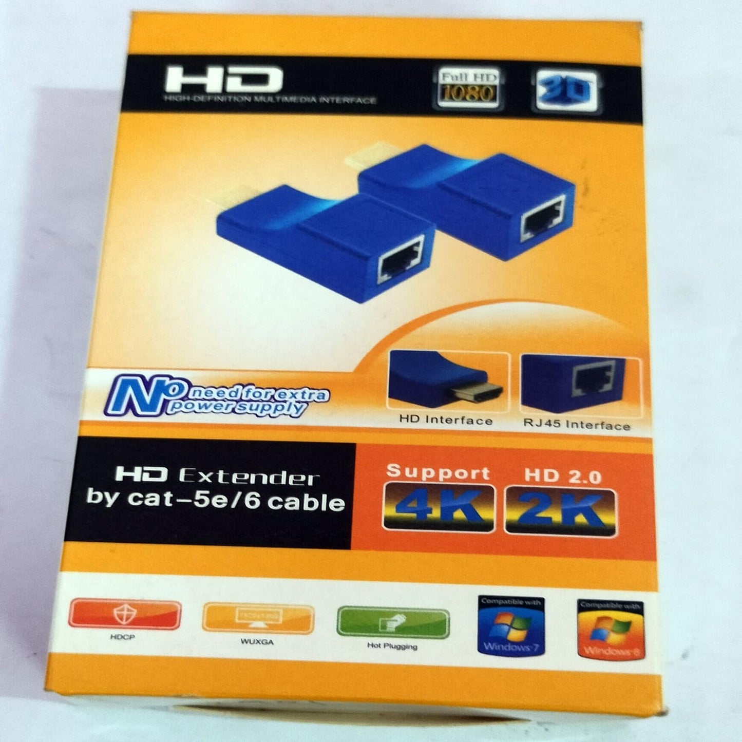 Passive HDMI Extender 1080P Over CAT5e/CAT6 (30m)