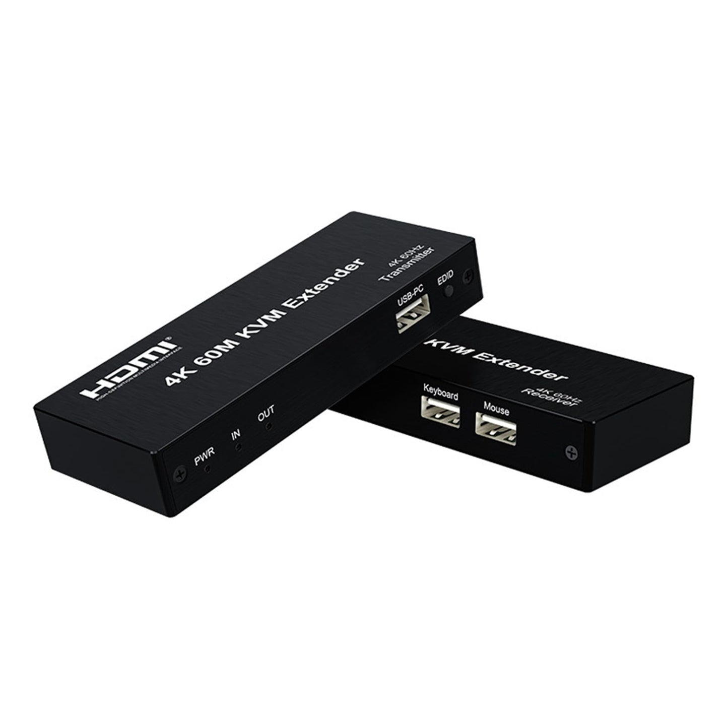 HDMI KVM Extender 60m Over Cat6, 1080p Support