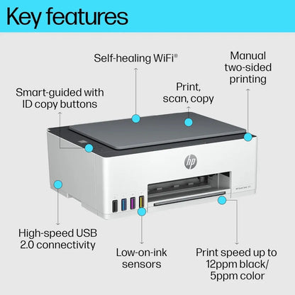 HP Smart Tank 580 Wireless Ink Tank Printer Jordan