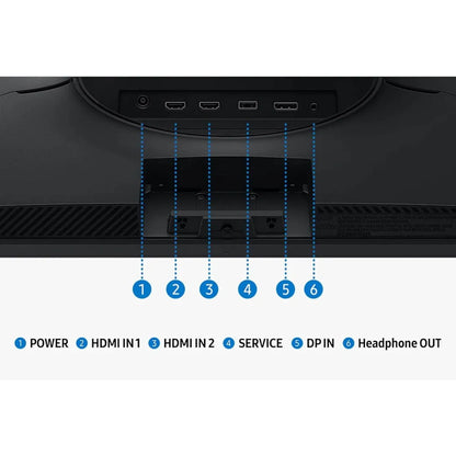 شاشة Samsung Odyssey G5 G53F 27 بوصة QHD 200Hz IPS