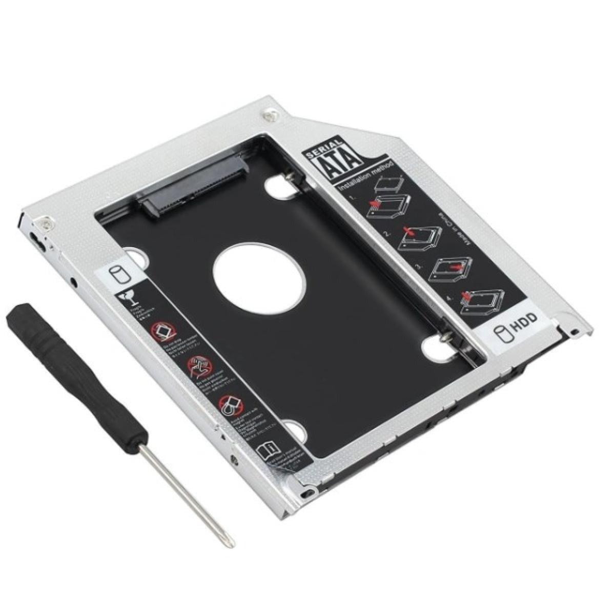 12.7mm SATA Second HDD Caddy for Laptop Storage Expansion