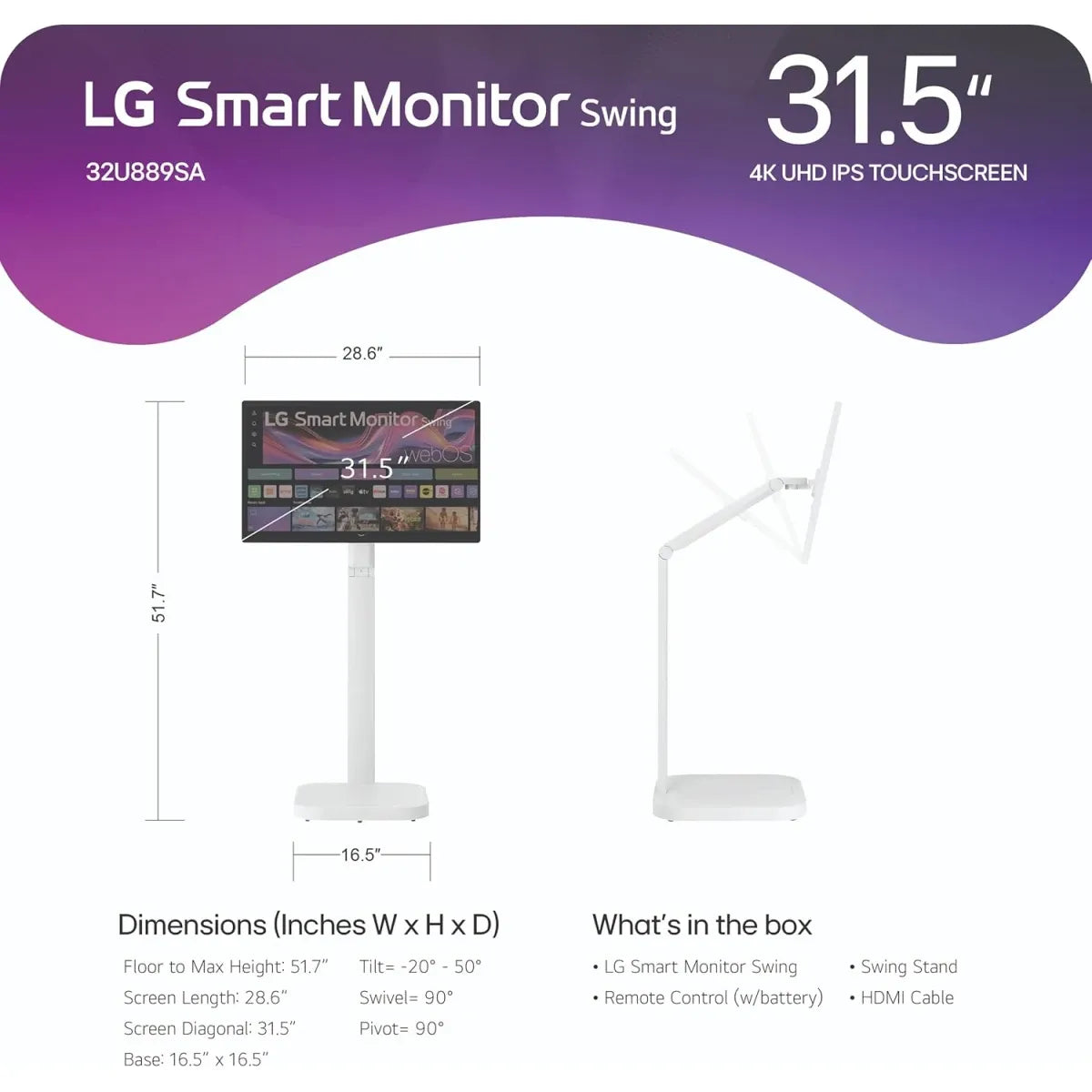 LG 32U889SA Smart Monitor Jordan