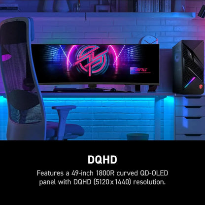 MSI MPG 491CQPX 49-Inch QD-OLED DQHD Gaming Monitor