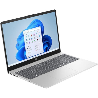 HP 15-FD0133WM laptop with Intel Core i3-N305 processor, 8GB DDR4 RAM, 256GB NVMe SSD, 15.6 inch Full HD 1920x1080 display and Intel UHD Graphics, study and office laptop at SAMMANPC AlSamman For Computer in Amman, Irbid, Jordan