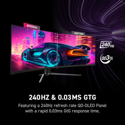 MSI MPG 491CQPX 49-Inch QD-OLED DQHD Gaming Monitor