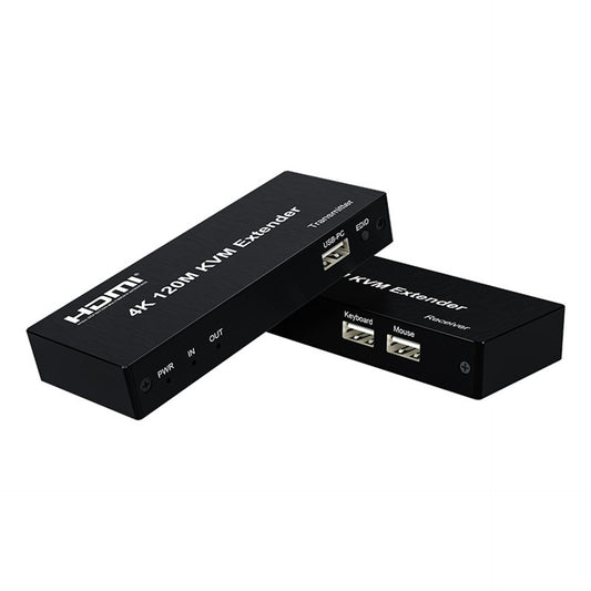 4K HDMI KVM Extender, 120m Over Cat6 Cable