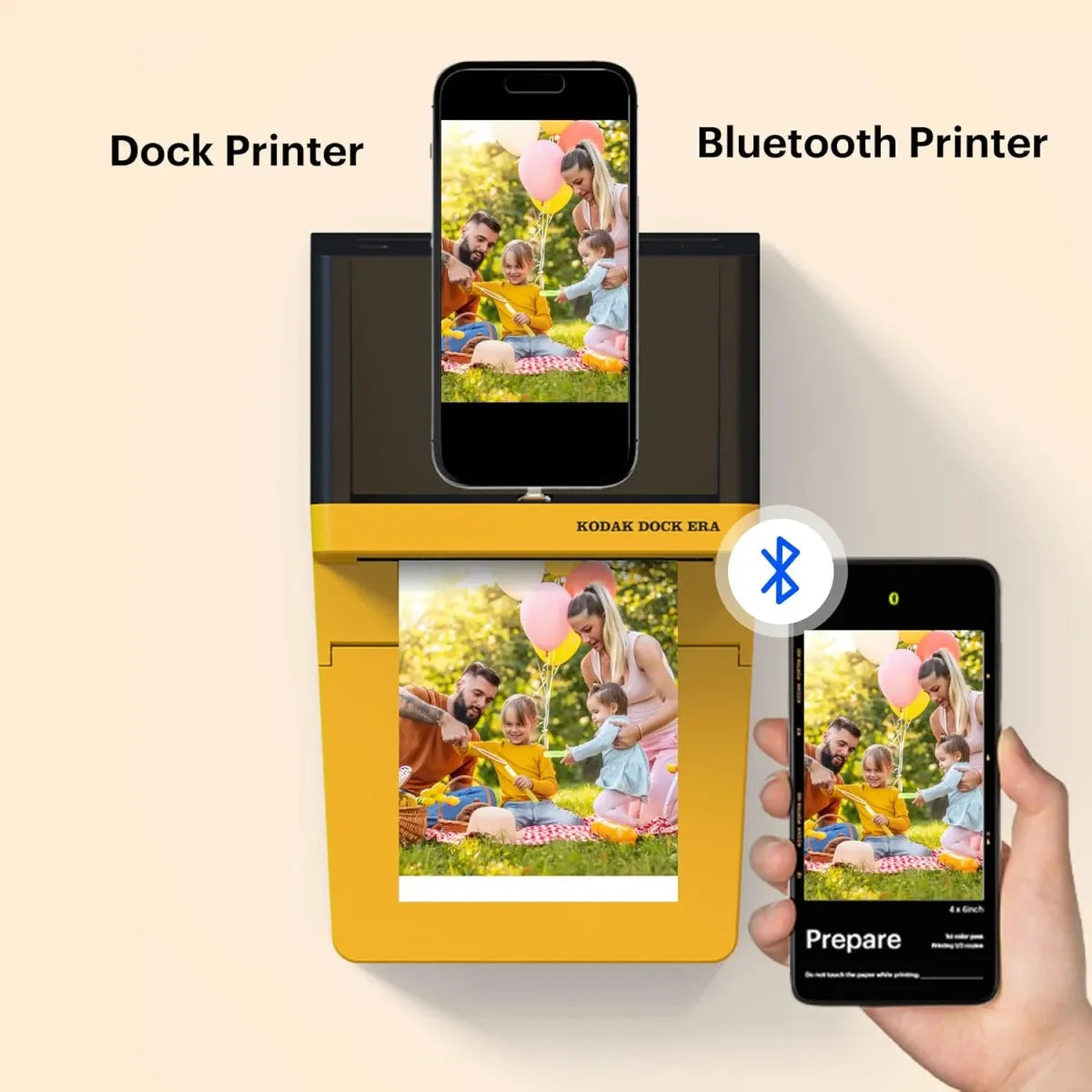 KODAK Dock Era D600 4PASS 4×6 photo printer with Bluetooth and USB-C from Al-Samman Computer in Amman and Irbid Jordan