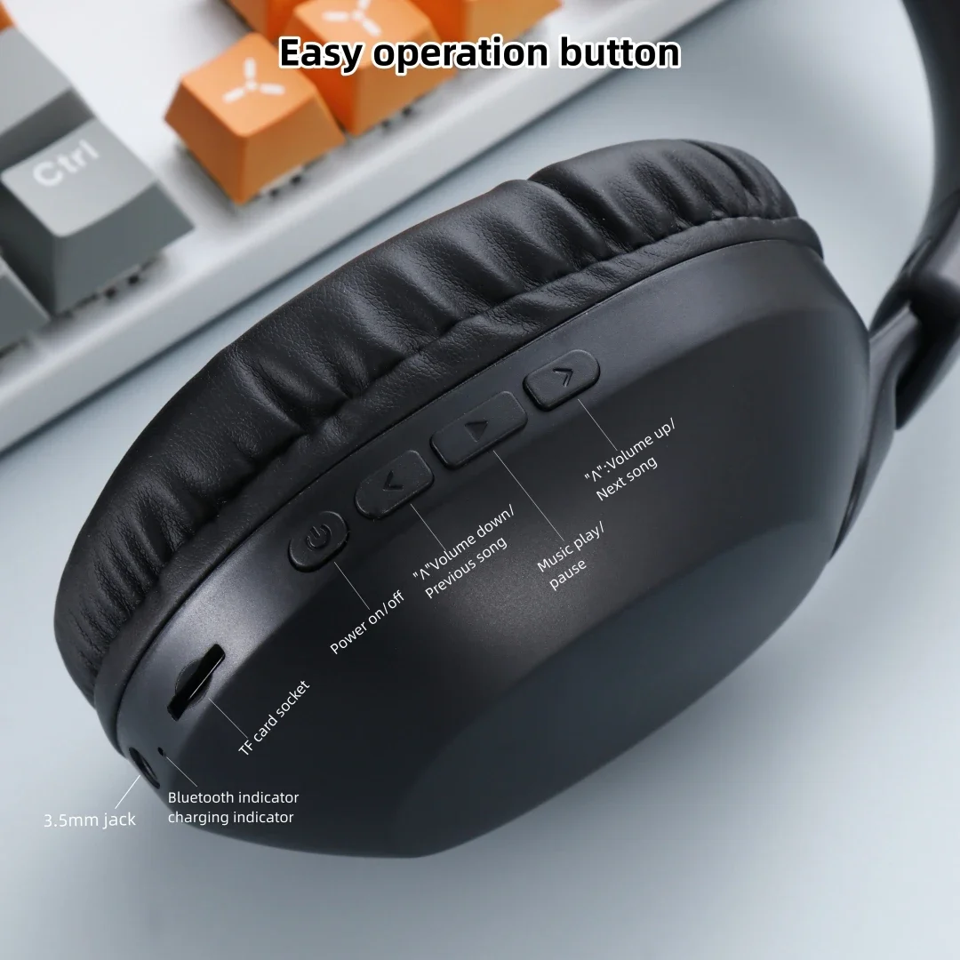 SODO SD-1102 Wireless Bluetooth 5.3 Headset with SD Card & AUX Support