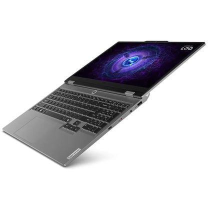 لابتوب لينوفو LOQ 15IRX9 للألعاب، معالج Intel Core i7 من الجيل الثالث عشر (13645HX)، ذاكرة DDR5 سعة 16 جيجابايت، قرص SSD من نوع M.2 2242 PCIe 4.0x4 NVMe سعة 512 جيجابايت، بطاقة رسومات NVIDIA GeForce RTX 4050 بسعة 6 جيجابايت GDDR6، شاشة 15.6 بوصة FHD