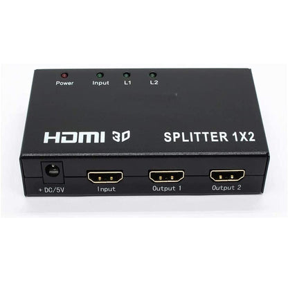 4K HDMI 1x2 Splitter, Dual Output UHD Mirroring