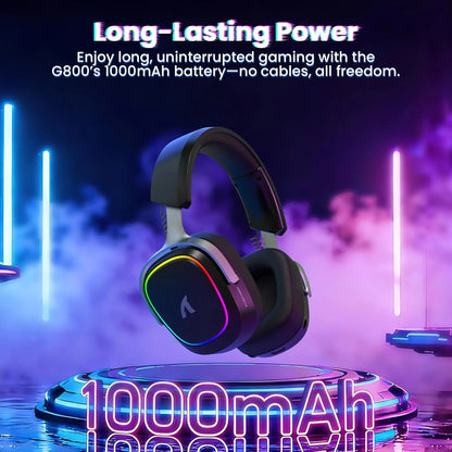 ATTACK SHARK G800 Wireless RGB Gaming Headset:7.1 Surround