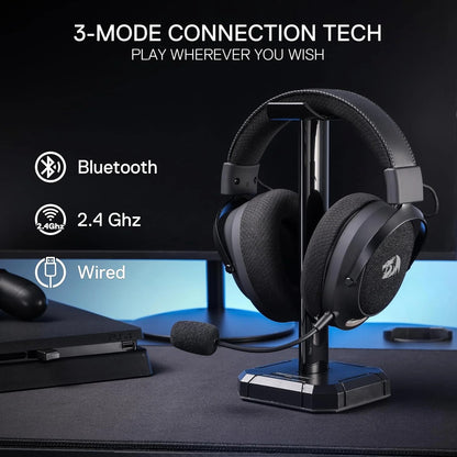 Redragon H858 3-Mode Wireless Gaming Headset 7.1 Surround