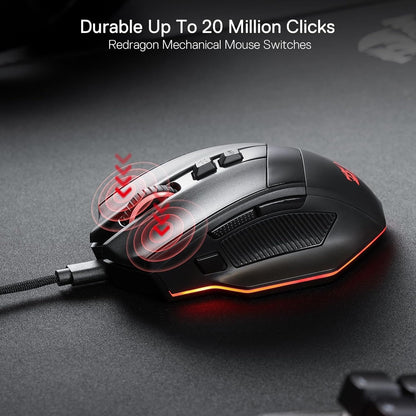 M813 RGB Wired Gaming Mouse with 16000 DPI Precision