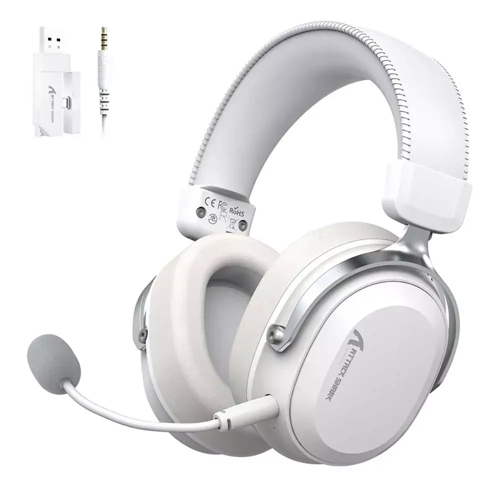 ATTACK SHARK G800 50mm wireless RGB gaming headset 20ms low latency at Al-Samman Computer Jordan