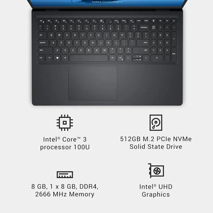 Dell 15 DC1525 Intel Core 3 100U 15.6" FHD 120Hz Laptop