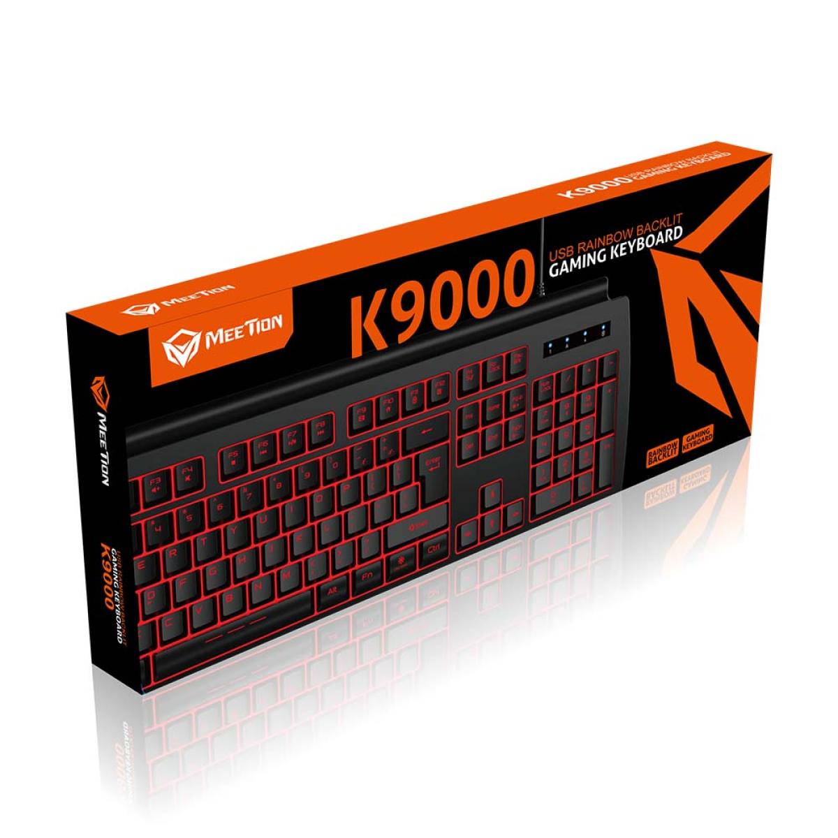 Meetion K9000 USB Backlit Gaming Keyboard -Black